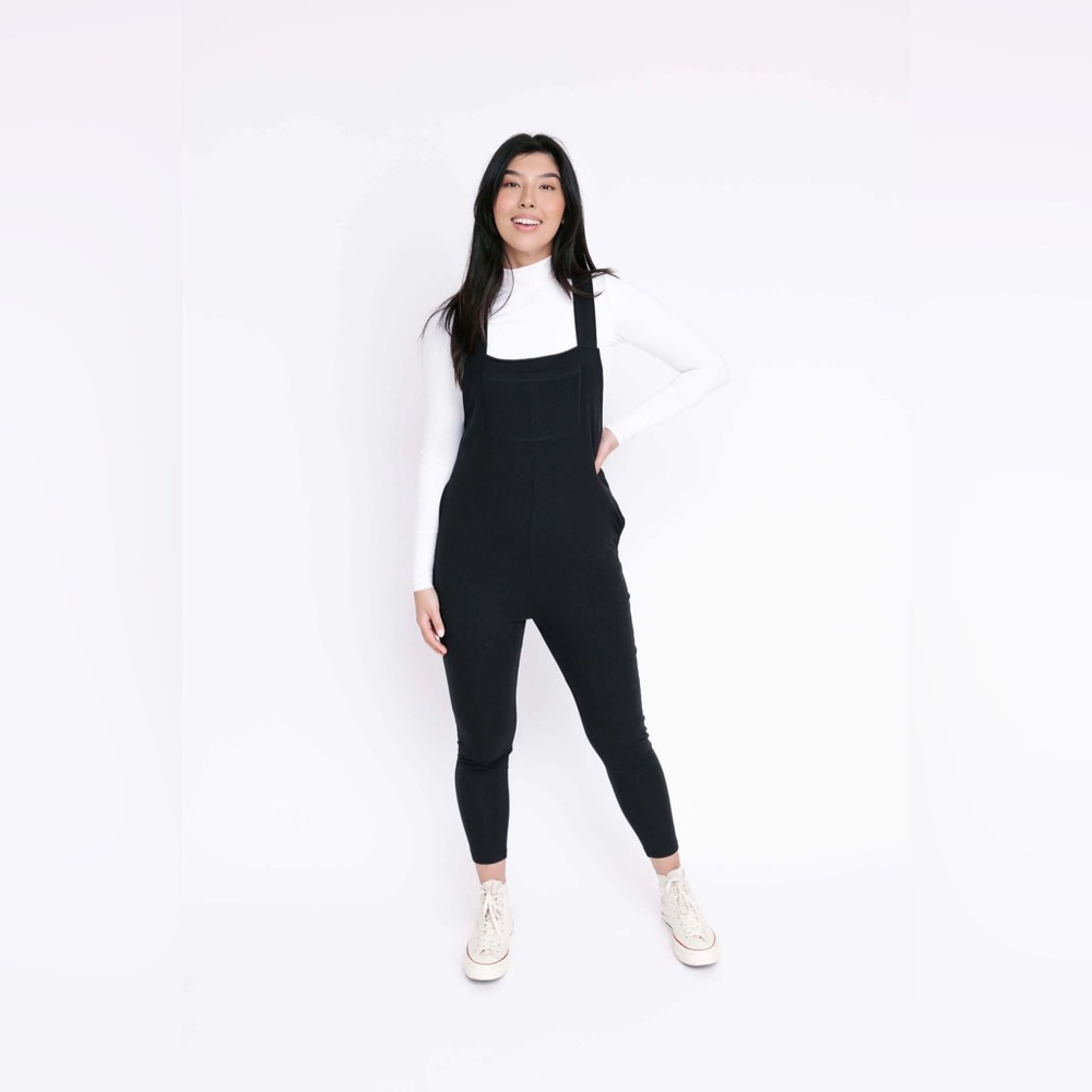 Gently worn Smash+Tess Romperalls in Midnight Black